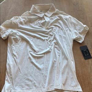 Fabletics White Polo Shirt for Men